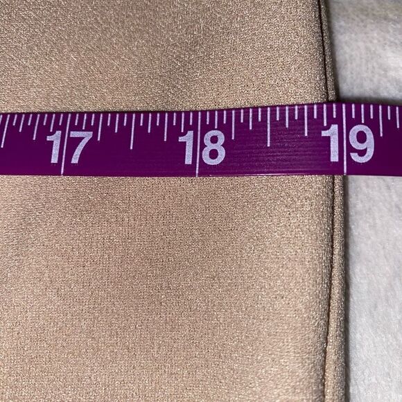 She + Sky Light Tan Sleeveless Side Cut Out Sheath Dress Sz L NWT - Picture 13 of 14